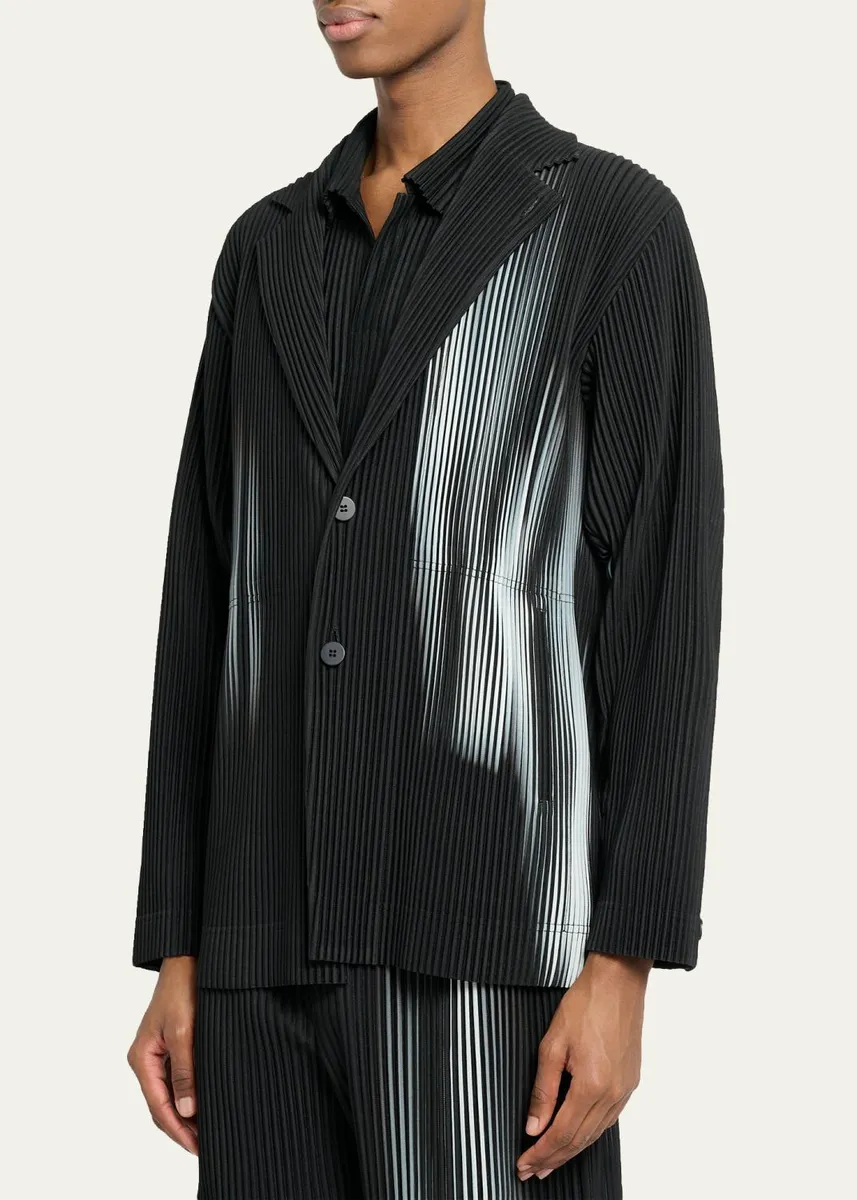 Homme Plissé Issey Miyake Men's In The Shadow Pleated Sport Jacket | Thumbnail 4 Homme Plissé Issey Miyake Men's In The Shadow Pleated Sport Jacket | Thumbnail 4