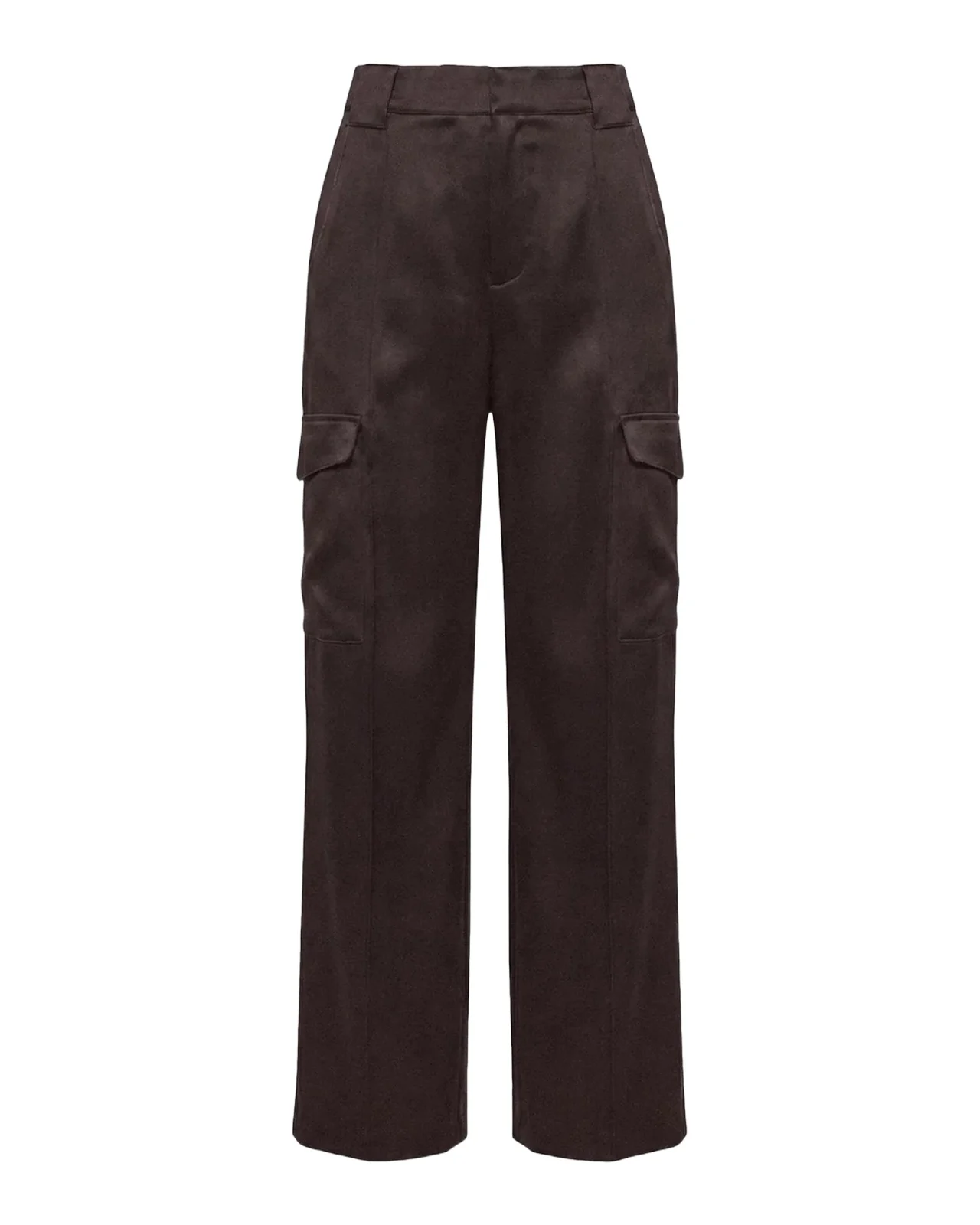 Satin Utility High-Waist Trousers Satin Utility High-Waist Trousers