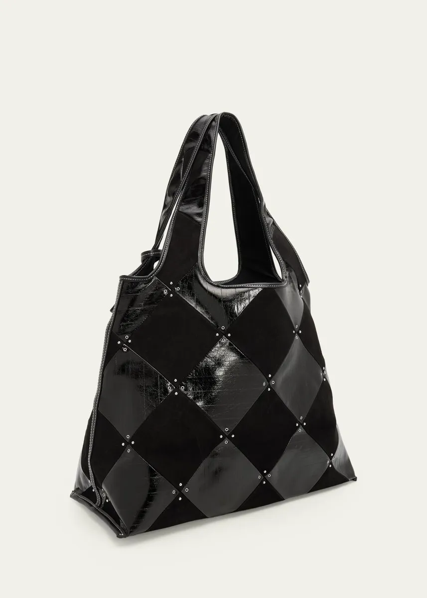 3.1 Phillip Lim Quilted Patchwork Market Tote Bag | Thumbnail 3