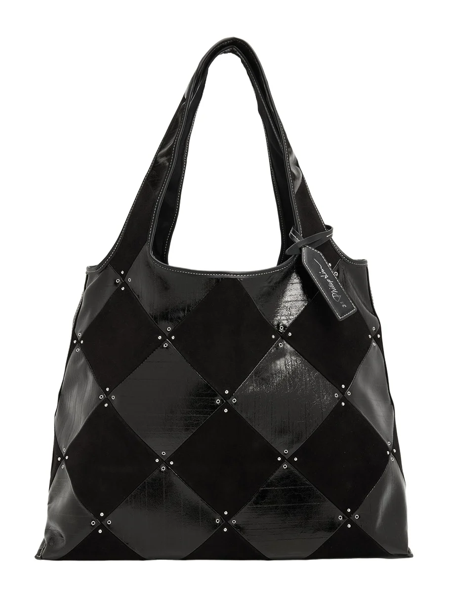3.1 Phillip Lim Quilted Patchwork Market Tote Bag