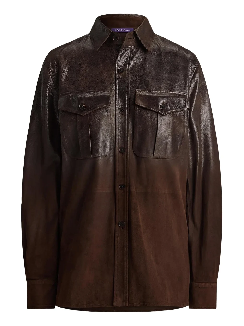 Ralph Lauren Collection Landry Lamb-Suede Shirt