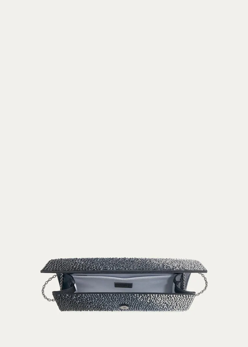 Judith Leiber Couture Perry Ombre Crystal Flap Clutch Bag | Thumbnail 3 Judith Leiber Couture Perry Ombre Crystal Flap Clutch Bag | Thumbnail 3