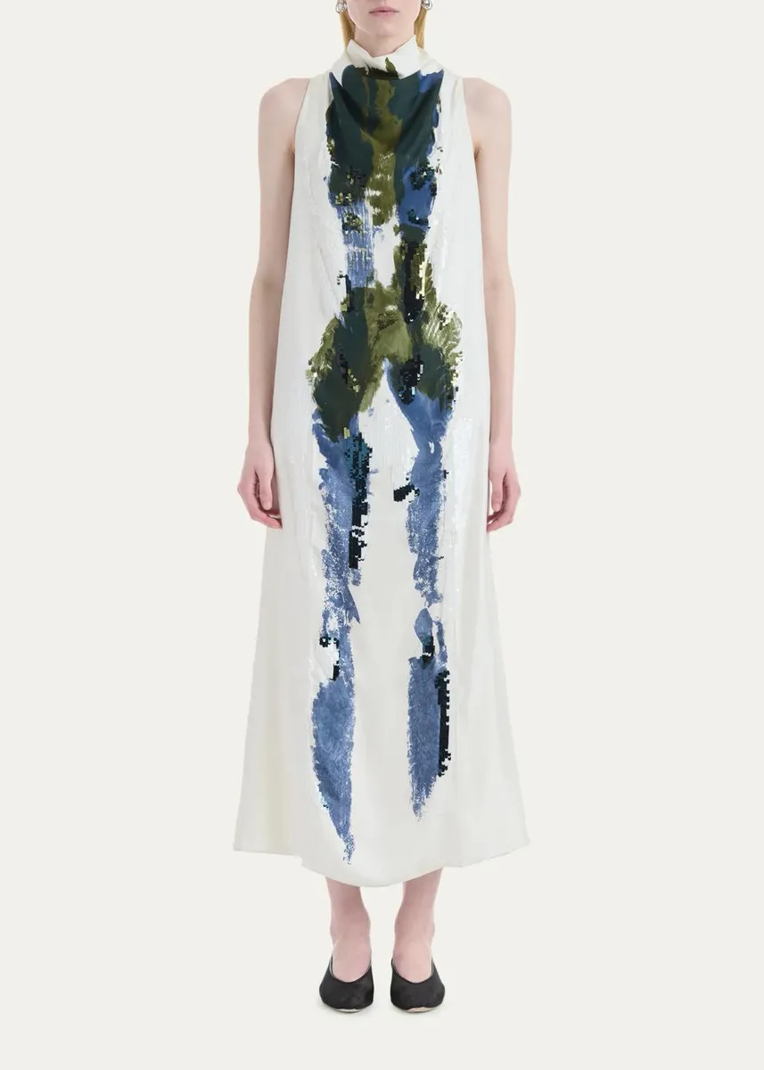 Altuzarra Noori Printed Silk Maxi Dress | Thumbnail 4 Altuzarra Noori Printed Silk Maxi Dress | Thumbnail 4