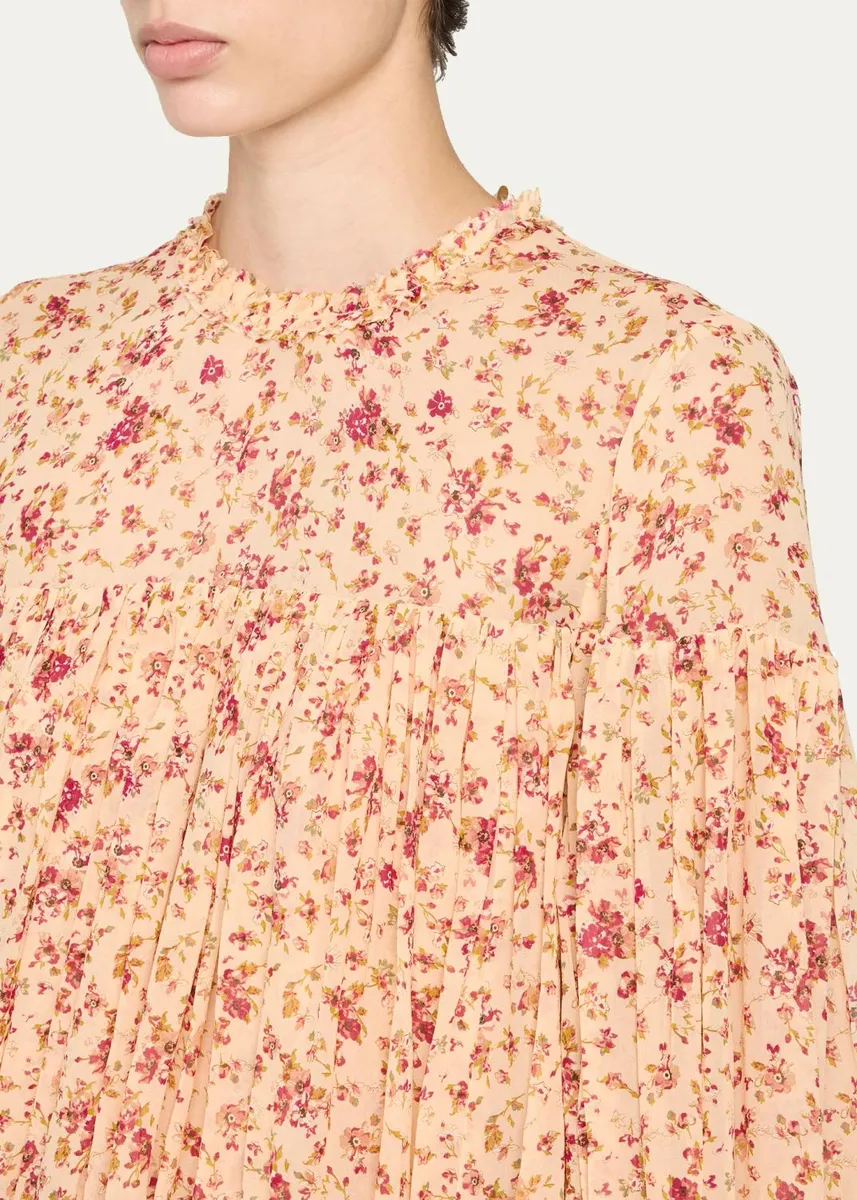 Ulla Johnson Pearl Silk Chiffon Blouse | Thumbnail 9 Ulla Johnson Pearl Silk Chiffon Blouse | Thumbnail 9