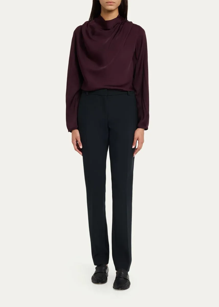Vince Draped Cowl-Neck Blouse | Thumbnail 6 Vince Draped Cowl-Neck Blouse | Thumbnail 6