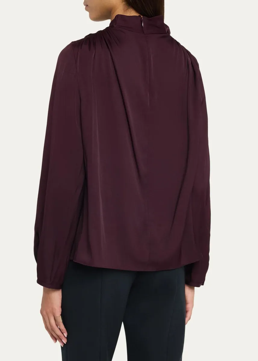 Vince Draped Cowl-Neck Blouse | Thumbnail 7 Vince Draped Cowl-Neck Blouse | Thumbnail 7