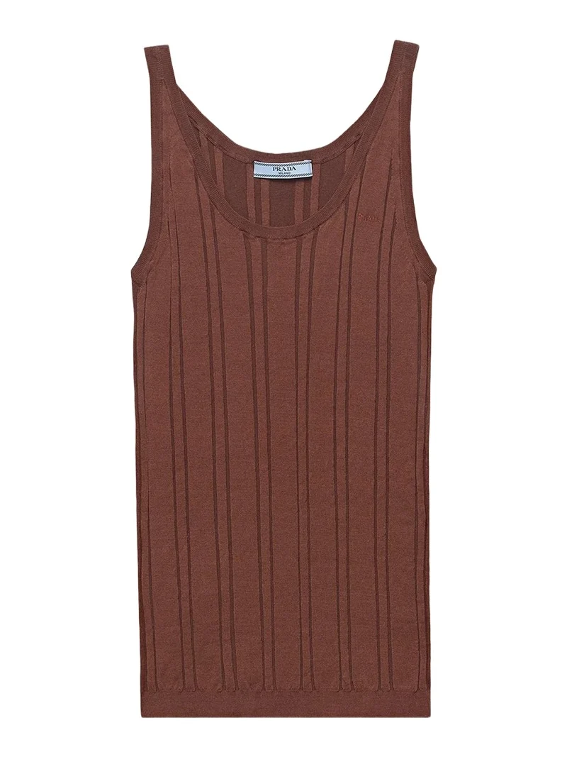 Rib-Knit Cotton Tank Rib-Knit Cotton Tank