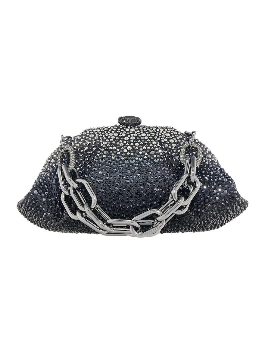 Judith Leiber Couture Gemma Pleated Ombré Crystal Top-Handle Bag | Thumbnail 1 Judith Leiber Couture Gemma Pleated Ombré Crystal Top-Handle Bag | Thumbnail 1