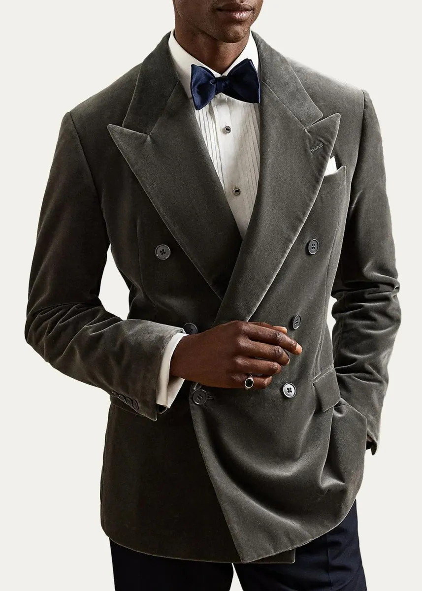 Ralph Lauren Purple Label Men's Glenn Hand-Tailored Velvet Jacket | Thumbnail 4 Ralph Lauren Purple Label Men's Glenn Hand-Tailored Velvet Jacket | Thumbnail 4