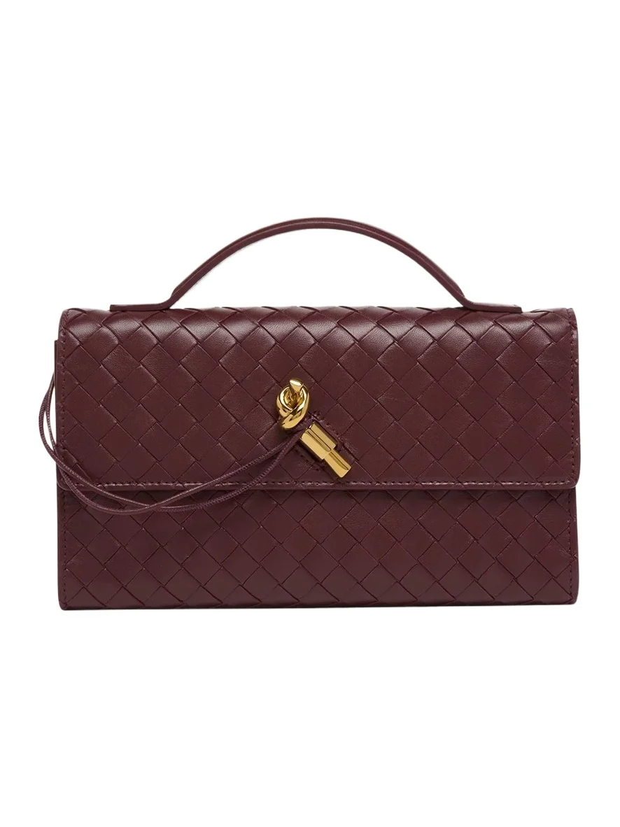 Andiamo Leather Clutch