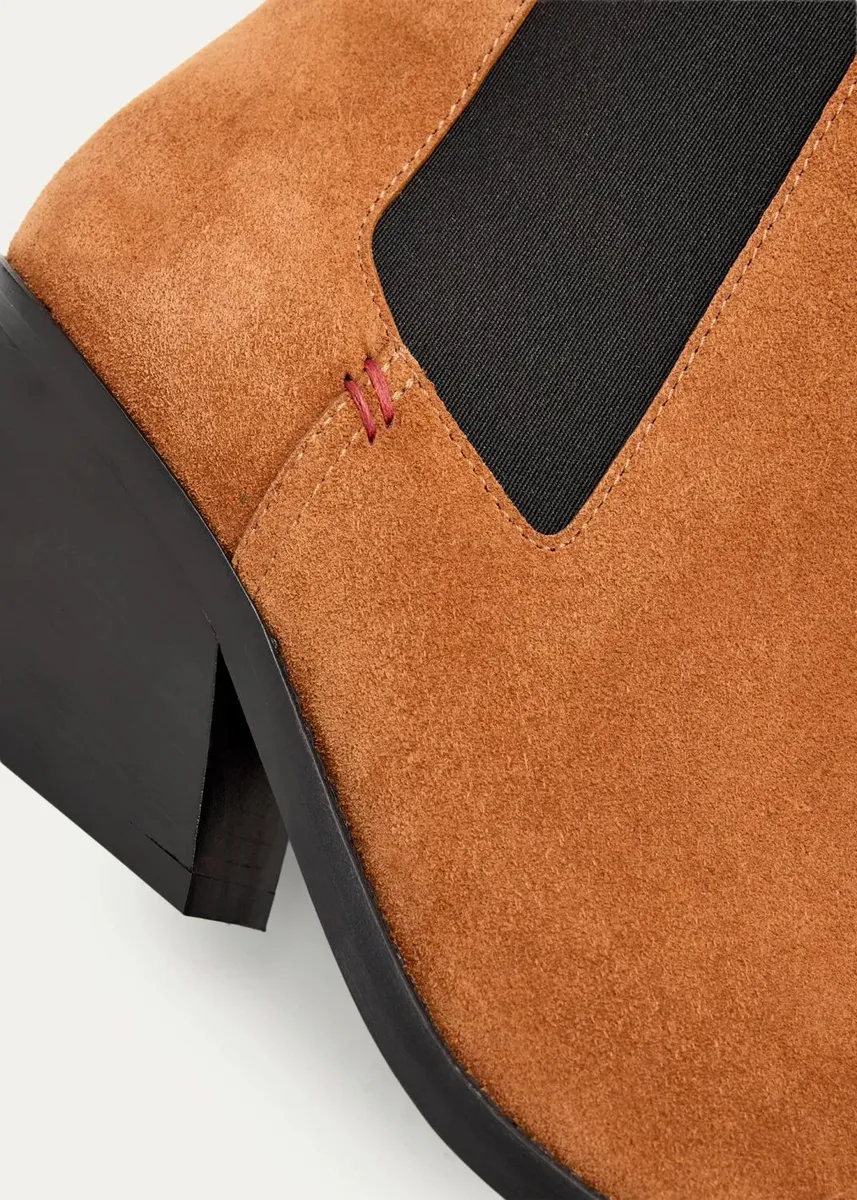 NODALETO 65mm Suede Chelsea Booties | Thumbnail 5