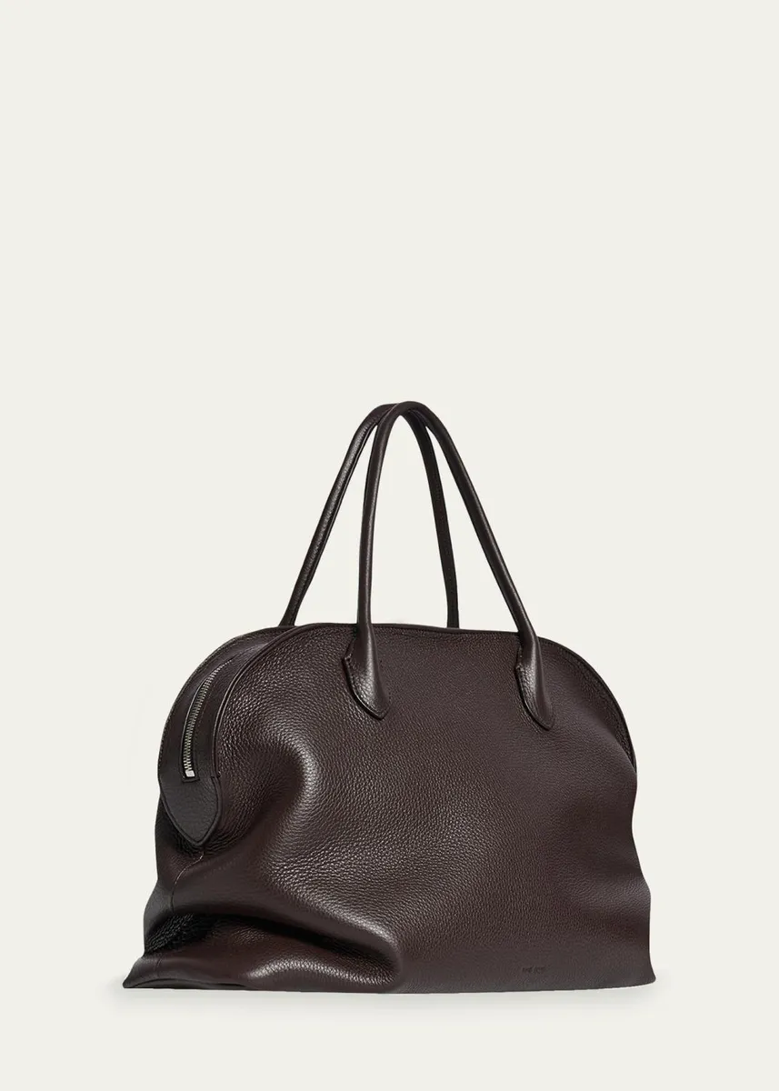 The Row Agnes 15 Top-Handle Bag in Grain Leather | Thumbnail 2 The Row Agnes 15 Top-Handle Bag in Grain Leather | Thumbnail 2