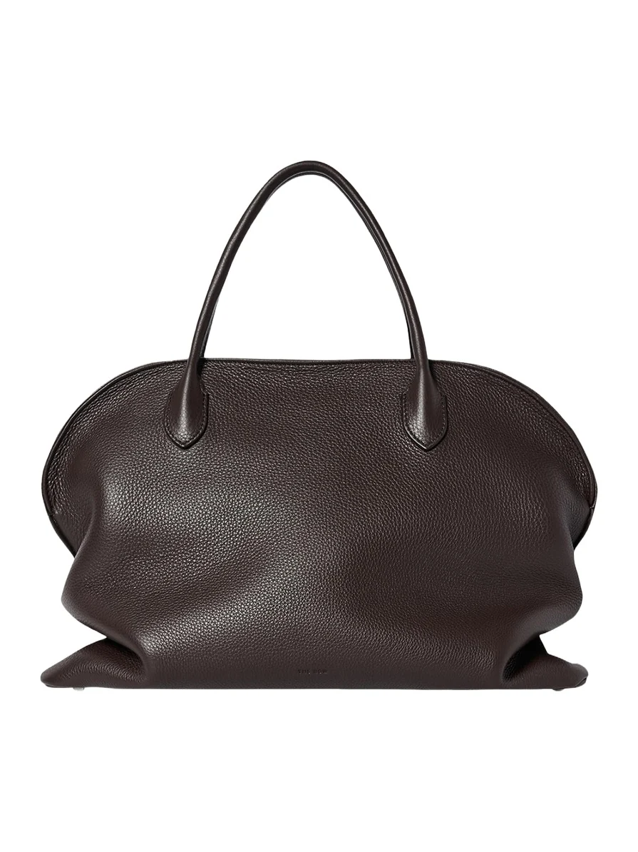 The Row Agnes 15 Top-Handle Bag in Grain Leather