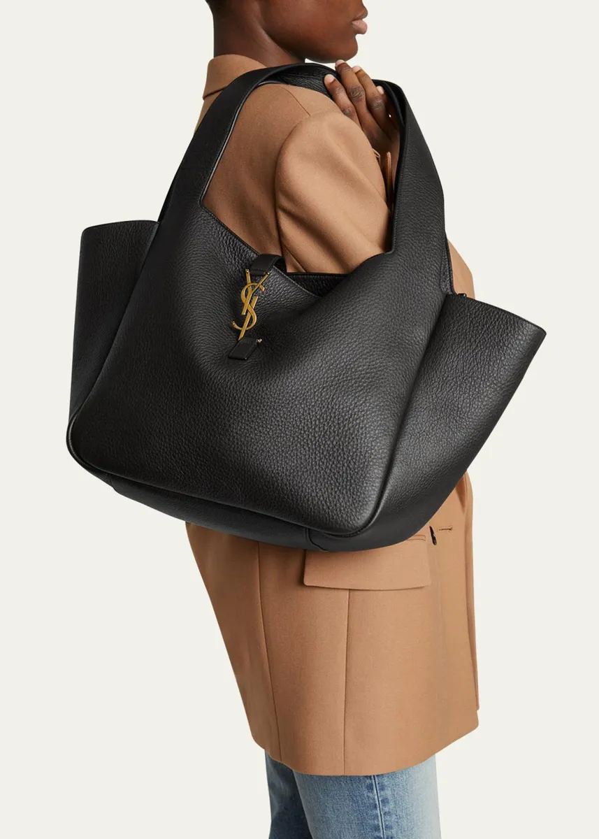 Saint Laurent Le 5 À 7 Bea YSL Tote Bag in Deer Leather | Thumbnail 5 Saint Laurent Le 5 À 7 Bea YSL Tote Bag in Deer Leather | Thumbnail 5
