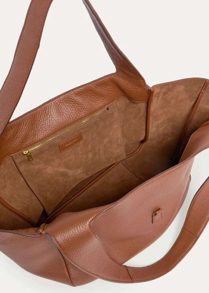 Saint Laurent Le 5 À 7 Bea YSL Tote Bag in Deer Leather | Thumbnail 8 Saint Laurent Le 5 À 7 Bea YSL Tote Bag in Deer Leather | Thumbnail 8