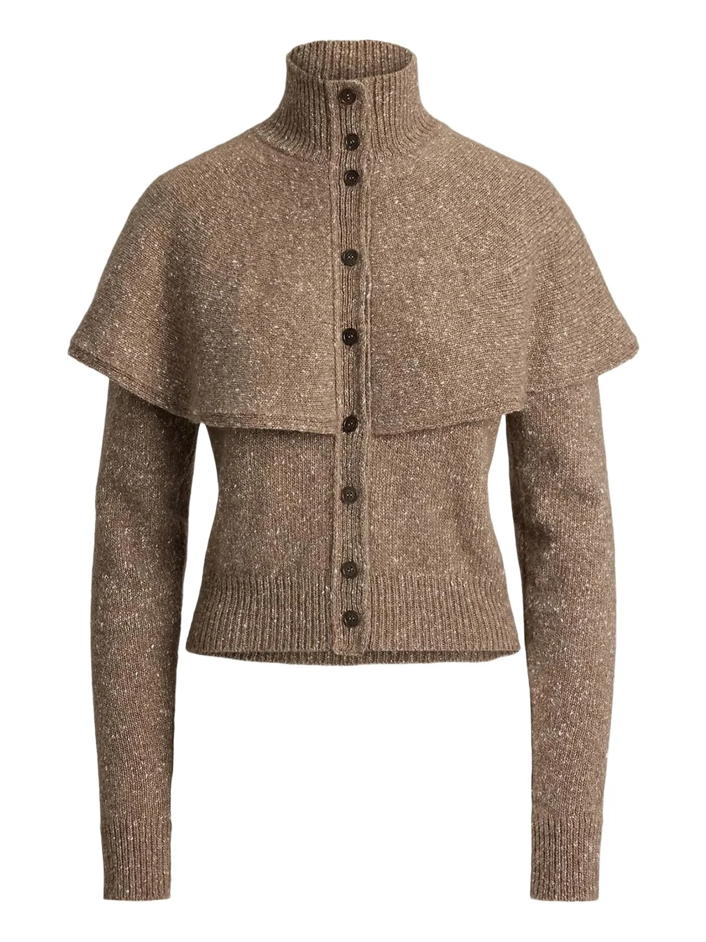 Ralph Lauren Collection Cashmere Donegal Cape Cardigan Sweater