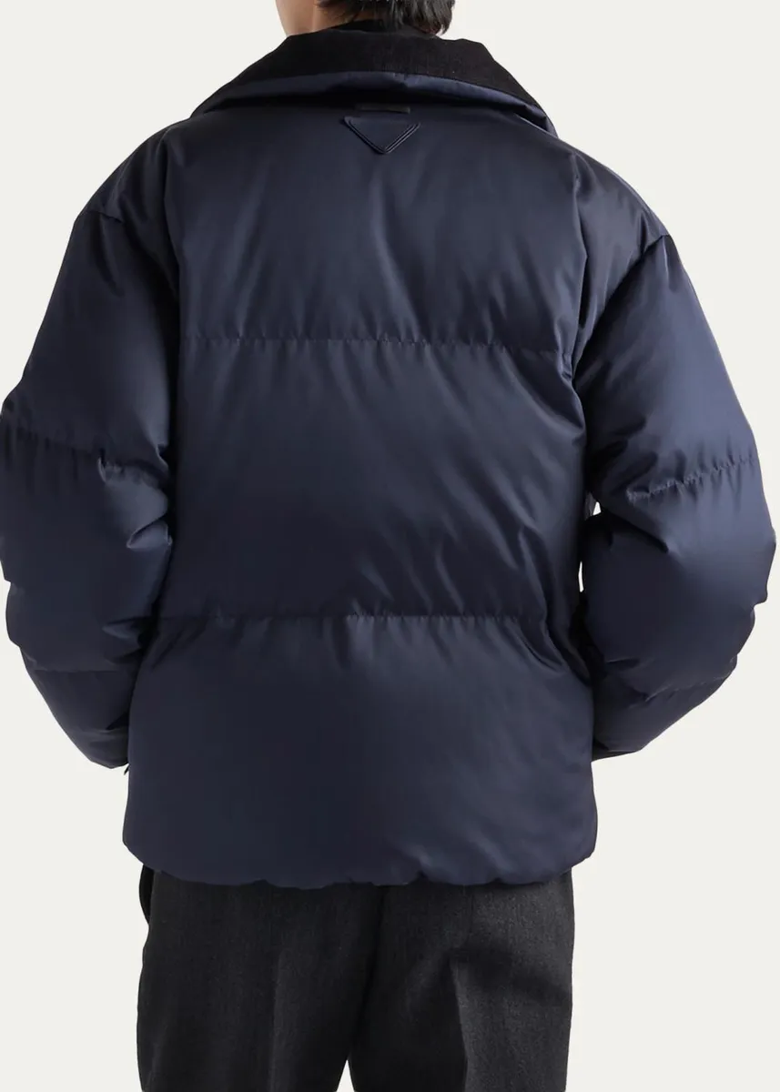 Prada Men's Re-Nylon Puffer Jacket | Thumbnail 3