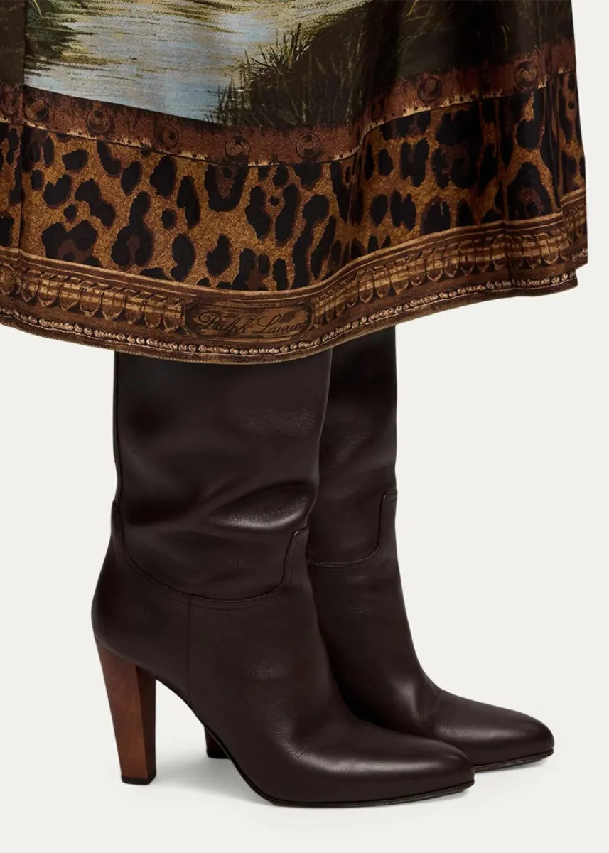 Ralph Lauren Collection Debbie Scenic-Print Silk Twill Skirt | Thumbnail 5 Ralph Lauren Collection Debbie Scenic-Print Silk Twill Skirt | Thumbnail 5
