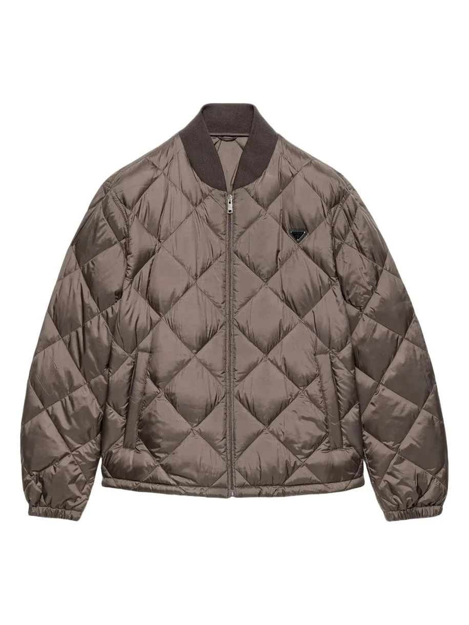 Prada Men's Quilted Bomber Jacket