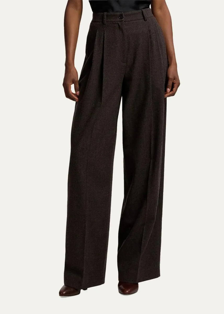 Ralph Lauren Collection Clarice Wool Herringbone Pants | Thumbnail 3 Ralph Lauren Collection Clarice Wool Herringbone Pants | Thumbnail 3