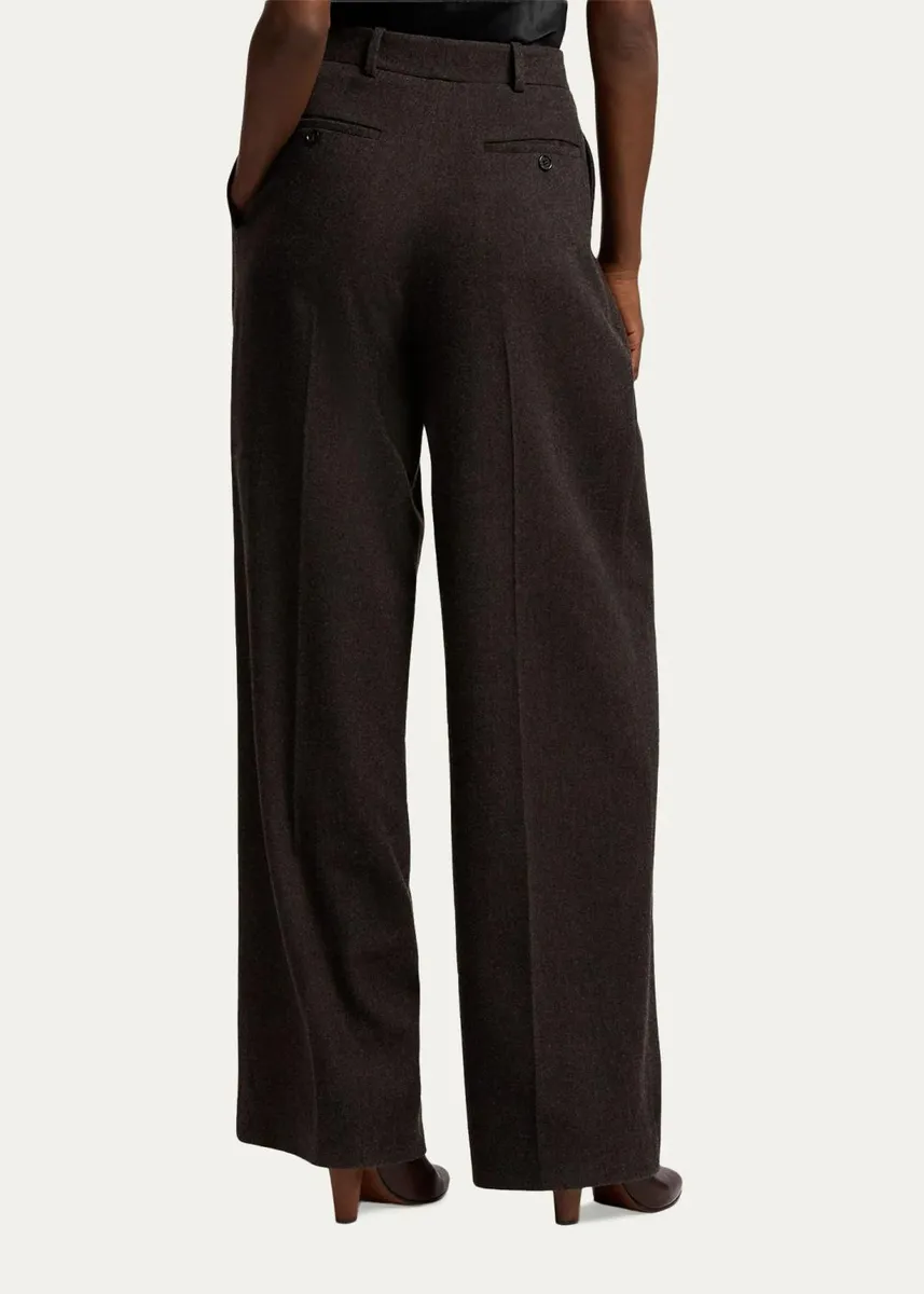 Ralph Lauren Collection Clarice Wool Herringbone Pants | Thumbnail 4 Ralph Lauren Collection Clarice Wool Herringbone Pants | Thumbnail 4