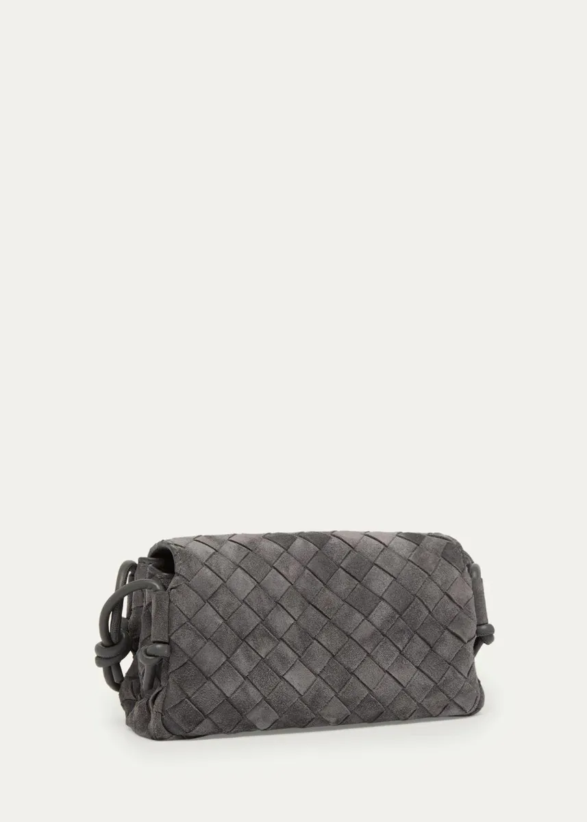 Bottega Veneta Smooth Suede Crossbody Bag | Thumbnail 3