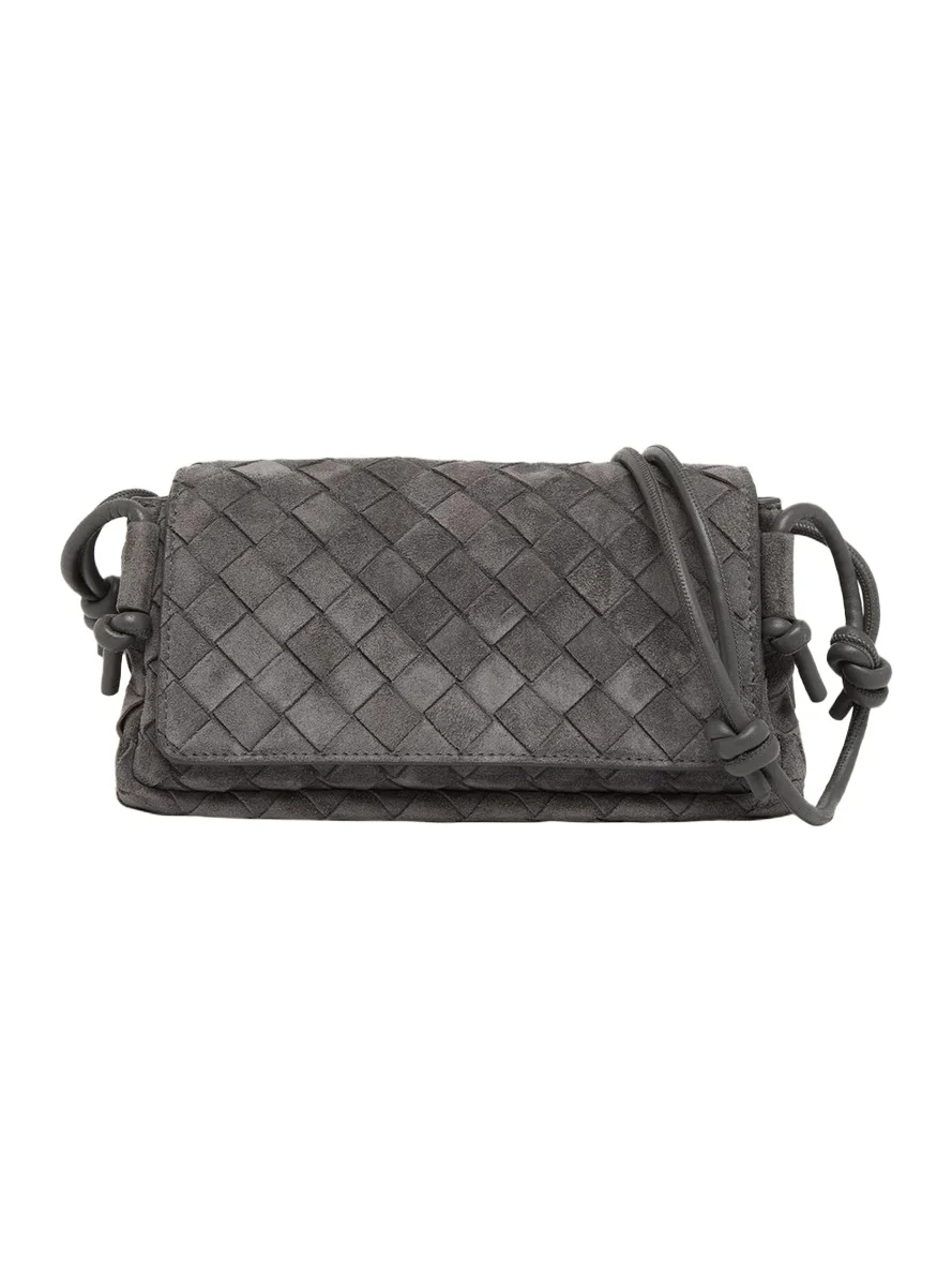 Smooth Suede Crossbody Bag