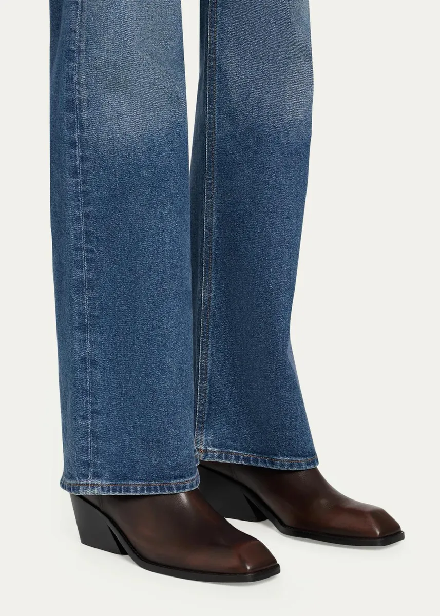 NODALETO 65mm Leather Chelsea Booties | Thumbnail 2 NODALETO 65mm Leather Chelsea Booties | Thumbnail 2