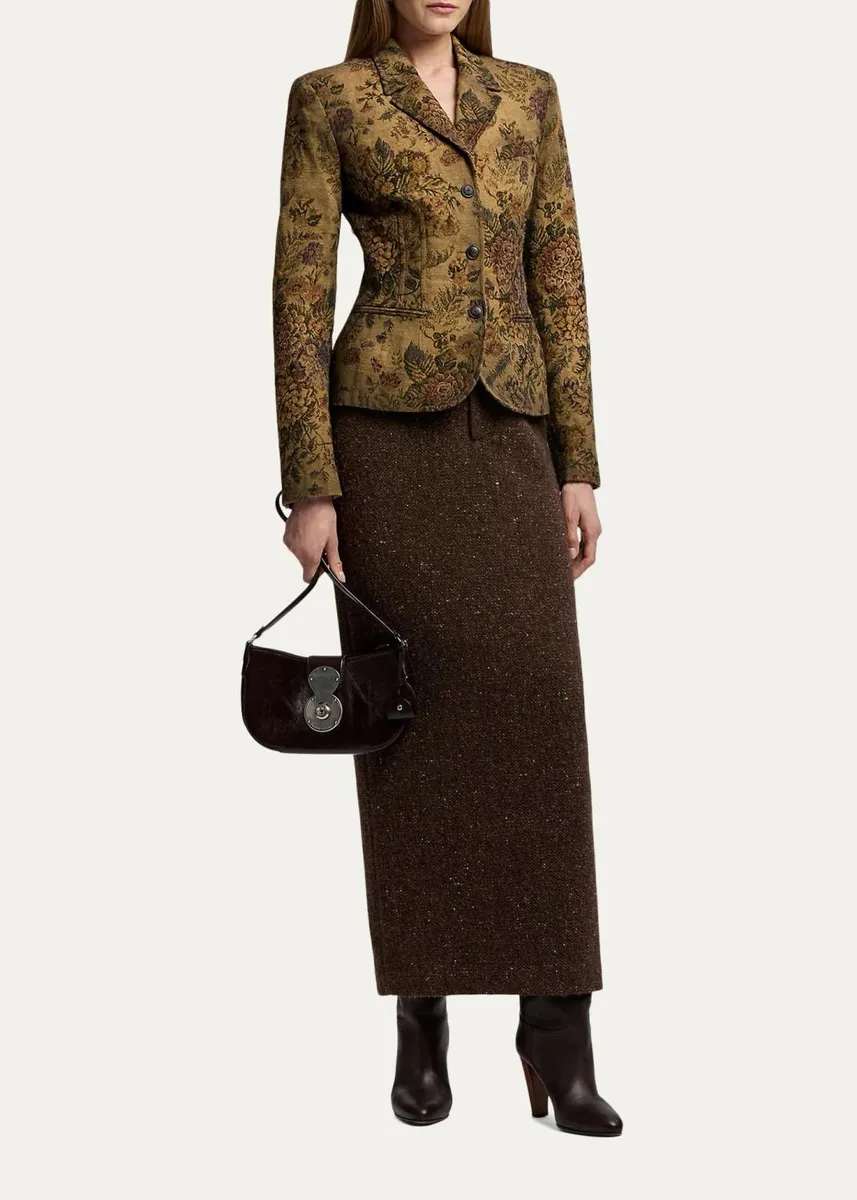 Ralph Lauren Collection Maurice Floral Gobelin Single-Breasted Jacket | Thumbnail 2 Ralph Lauren Collection Maurice Floral Gobelin Single-Breasted Jacket | Thumbnail 2