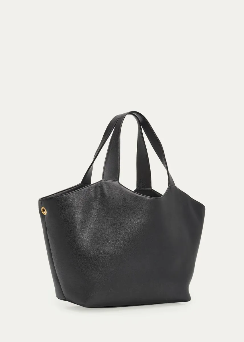 Saint Laurent Icare Medium YSL Leather Shopping Tote Bag | Thumbnail 3