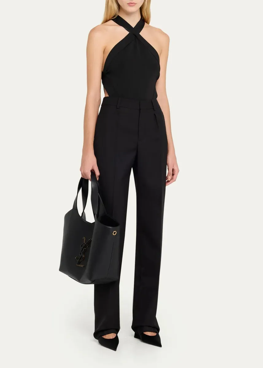Saint Laurent Icare Medium YSL Leather Shopping Tote Bag | Thumbnail 5