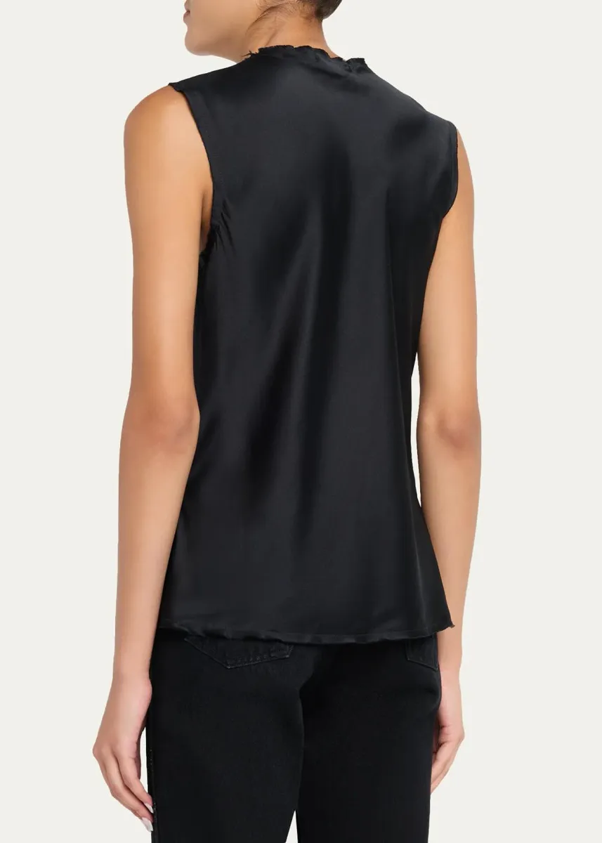 ALL THREE Carine Silk Sleeveless Top | Thumbnail 3 ALL THREE Carine Silk Sleeveless Top | Thumbnail 3