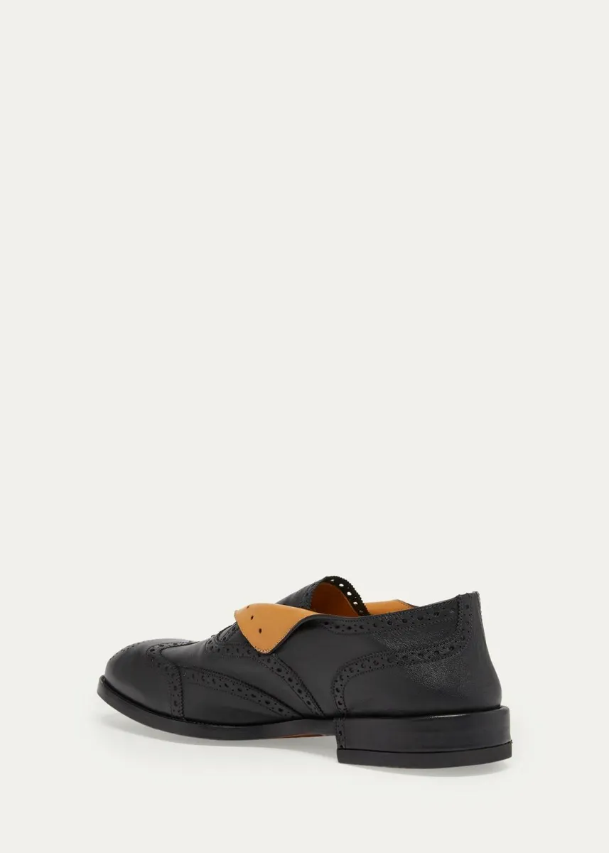 Balenciaga Men's x JM Weston Leather Wingtip Brogues | Thumbnail 2 Balenciaga Men's x JM Weston Leather Wingtip Brogues | Thumbnail 2