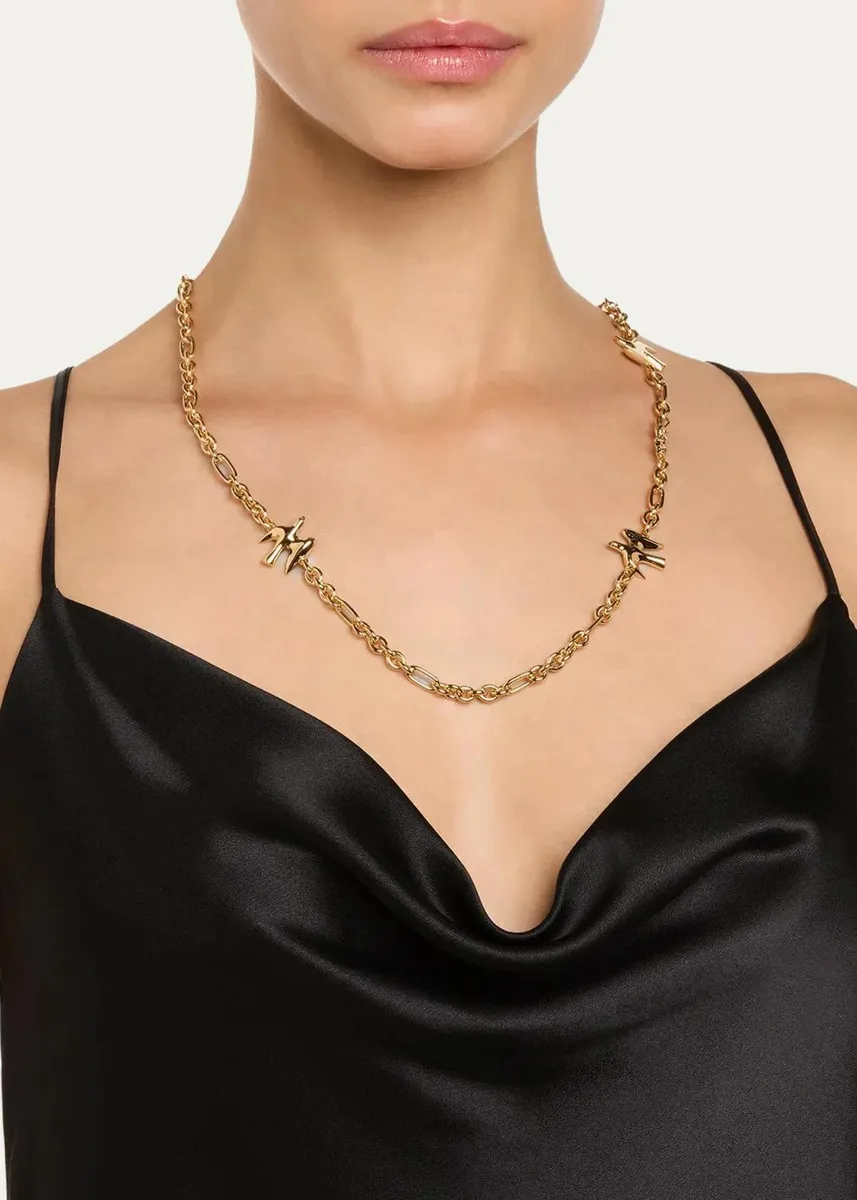 Saint Laurent YSL Dove Chain Necklace | Thumbnail 2