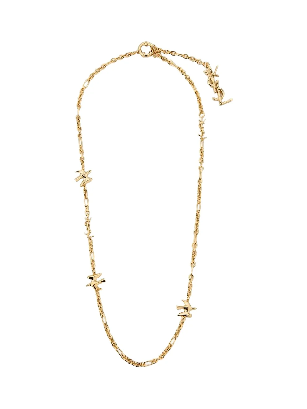 Saint Laurent YSL Dove Chain Necklace