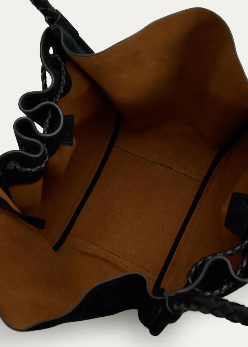 Proenza Schouler Large Ruched Suede Tote Bag | Thumbnail 4 Proenza Schouler Large Ruched Suede Tote Bag | Thumbnail 4