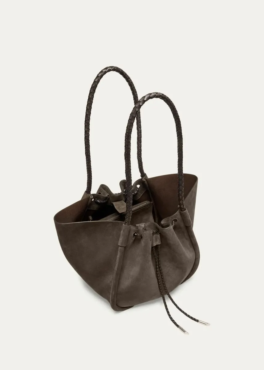 Proenza Schouler Large Ruched Suede Tote Bag | Thumbnail 8 Proenza Schouler Large Ruched Suede Tote Bag | Thumbnail 8