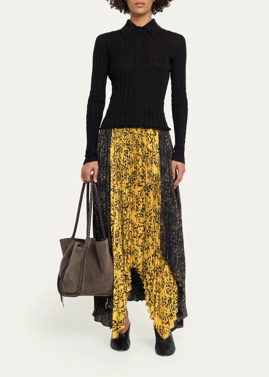 Proenza Schouler Large Ruched Suede Tote Bag | Thumbnail 9 Proenza Schouler Large Ruched Suede Tote Bag | Thumbnail 9