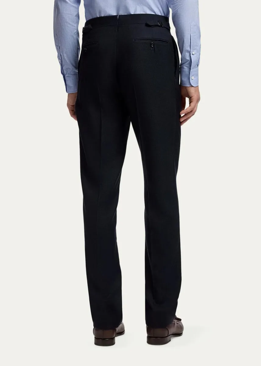 Ralph Lauren Purple Label Men's Gregory Hand-Tailored Cashmere Trousers | Thumbnail 3 Ralph Lauren Purple Label Men's Gregory Hand-Tailored Cashmere Trousers | Thumbnail 3