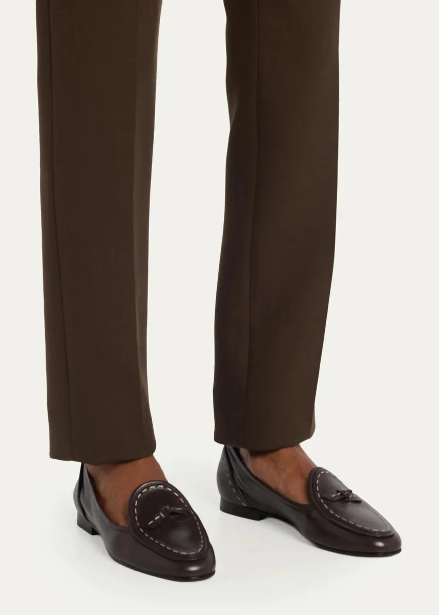 Alexandre Birman Slim Clarita Leather Loafers | Thumbnail 2 Alexandre Birman Slim Clarita Leather Loafers | Thumbnail 2