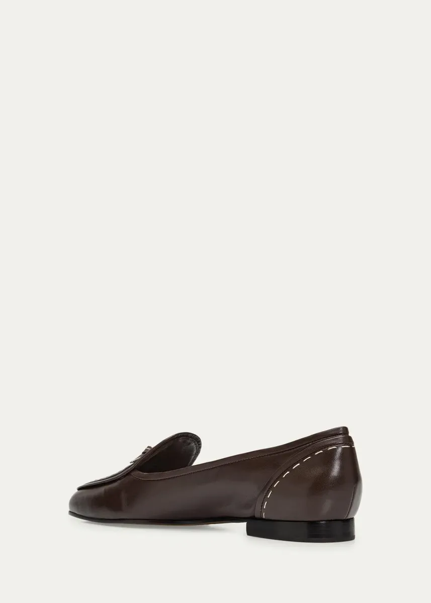 Alexandre Birman Slim Clarita Leather Loafers | Thumbnail 4 Alexandre Birman Slim Clarita Leather Loafers | Thumbnail 4
