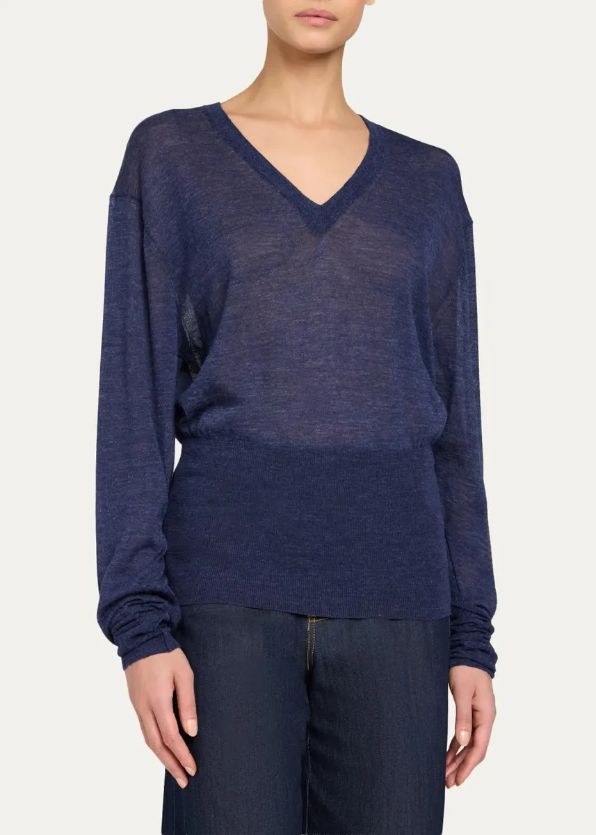 Haikure Joyce V-Neck Sweater | Thumbnail 4
