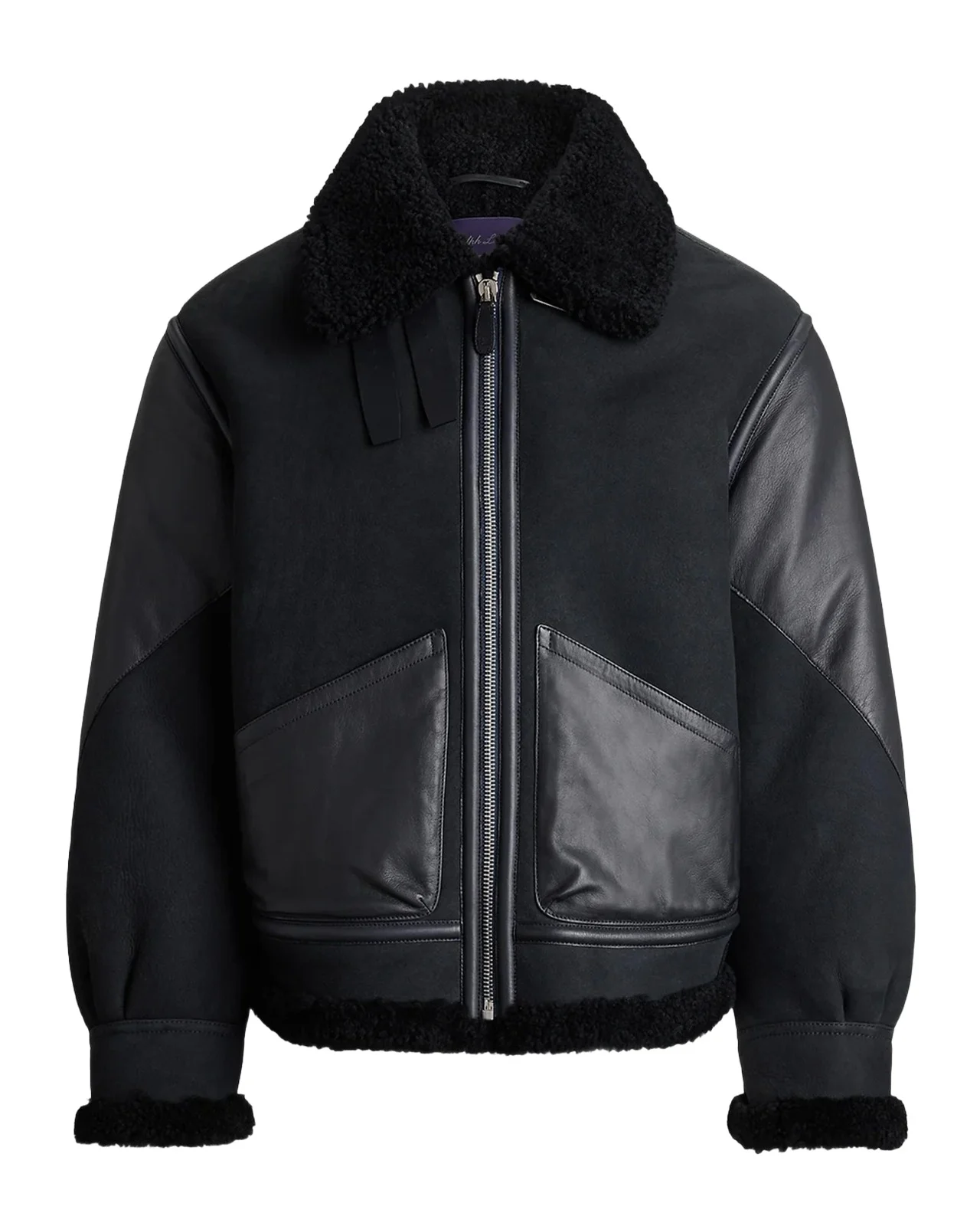Ralph Lauren Purple Label Men's Lutton Shearling Aviator Jacket