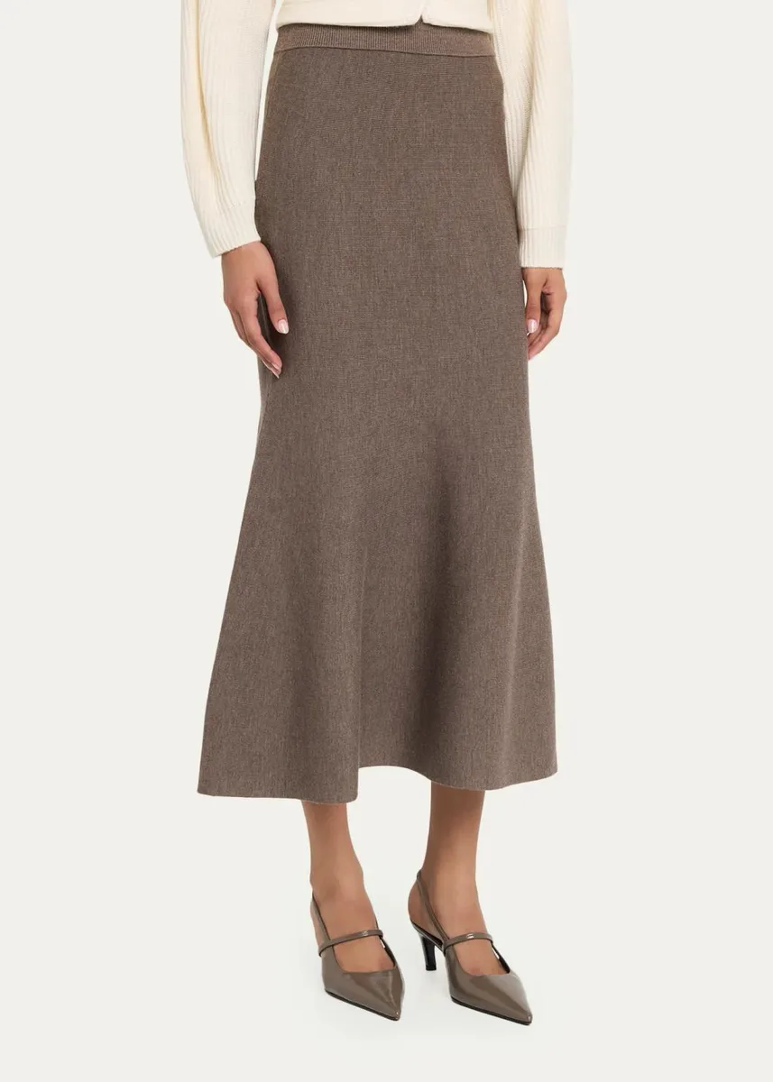 Simkhai Atwood Merino Wool Mermaid Midi Skirt | Thumbnail 4 Simkhai Atwood Merino Wool Mermaid Midi Skirt | Thumbnail 4