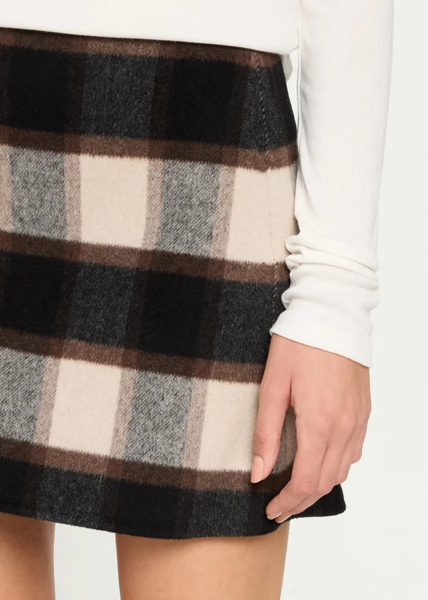 Theory Wool Plaid Mini Skirt | Thumbnail 5 Theory Wool Plaid Mini Skirt | Thumbnail 5