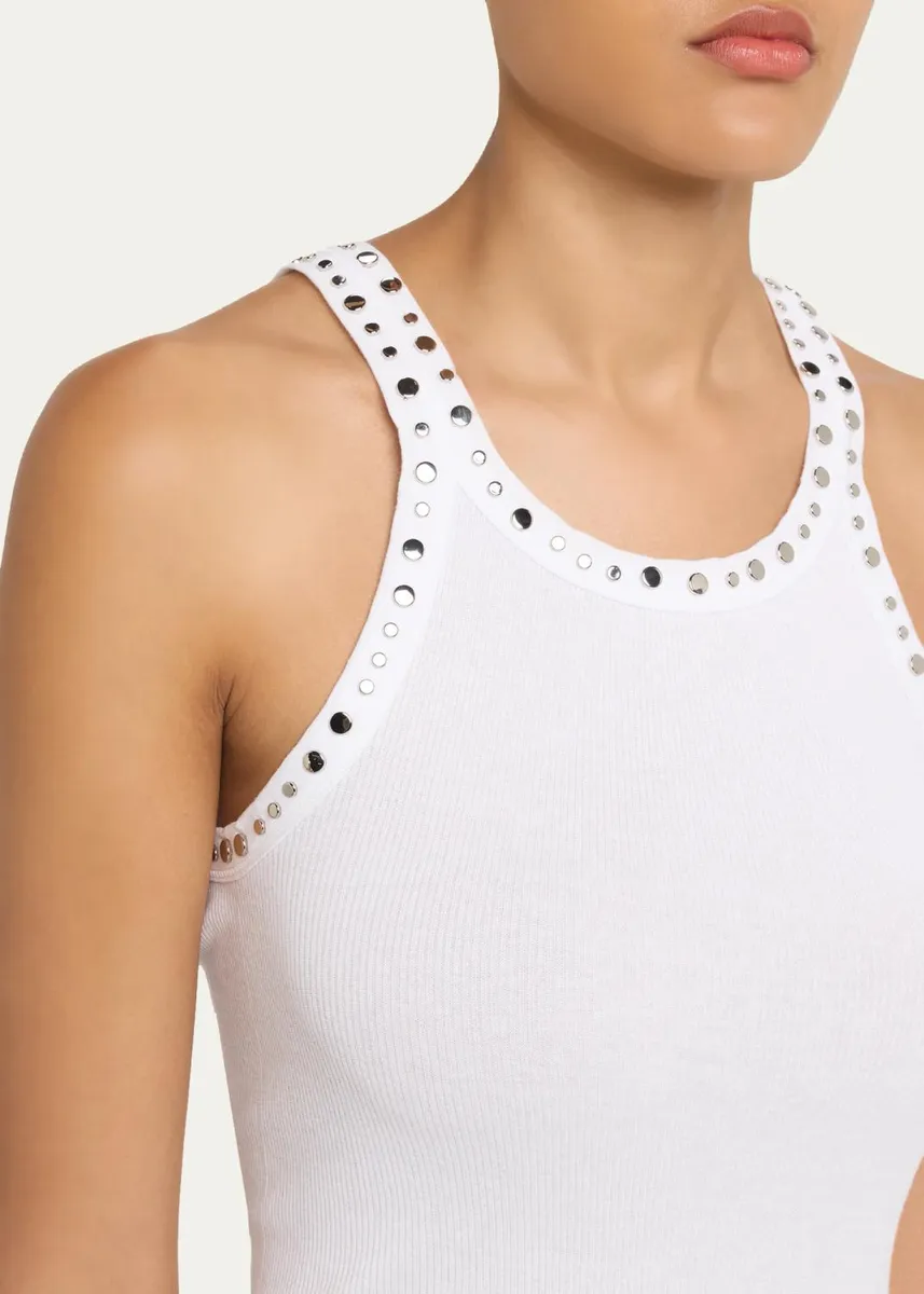 RE/DONE Multi-Stud Ribbed Tank Top | Thumbnail 5 RE/DONE Multi-Stud Ribbed Tank Top | Thumbnail 5