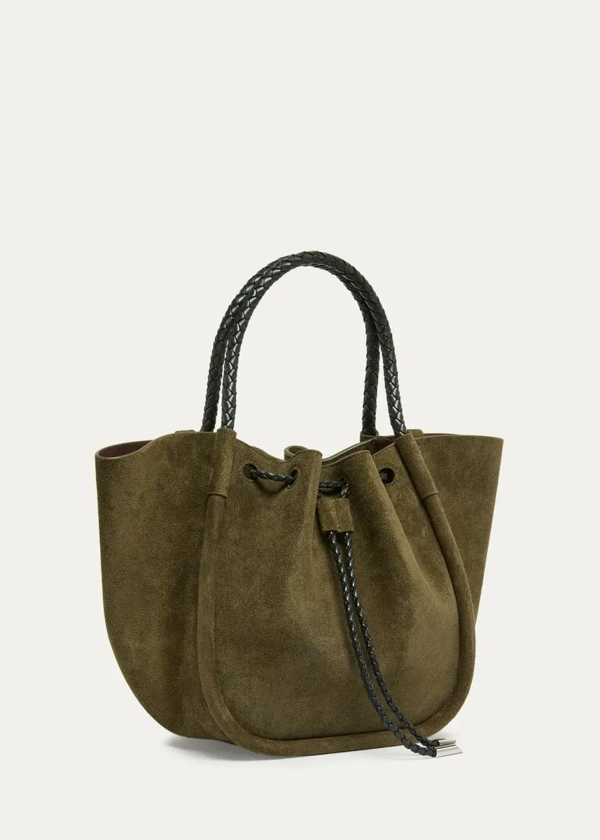 Proenza Schouler Small Ruched Suede Tote Bag | Thumbnail 2 Proenza Schouler Small Ruched Suede Tote Bag | Thumbnail 2