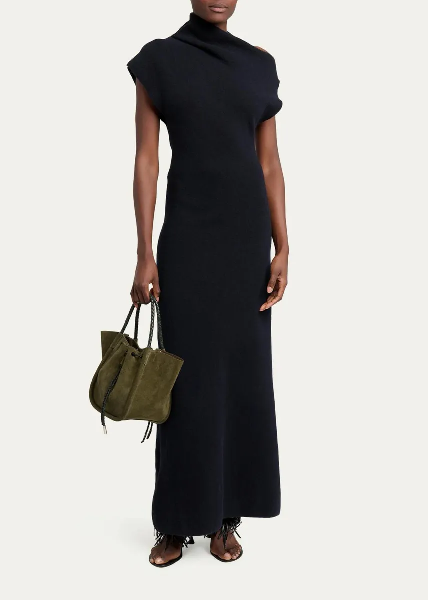 Proenza Schouler Small Ruched Suede Tote Bag | Thumbnail 4 Proenza Schouler Small Ruched Suede Tote Bag | Thumbnail 4