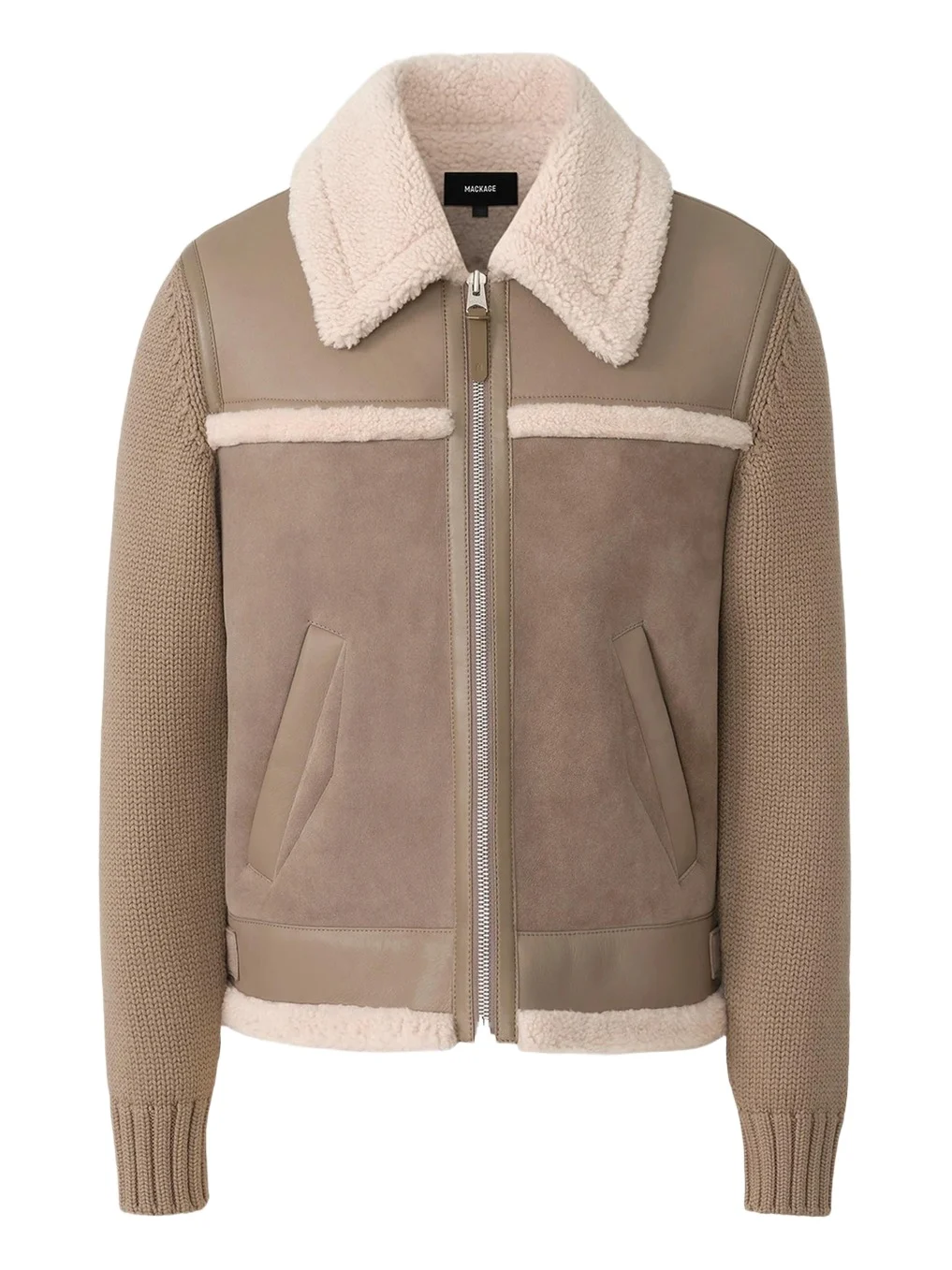 Mackage Men's Torrian Suede Shearling Jacket
