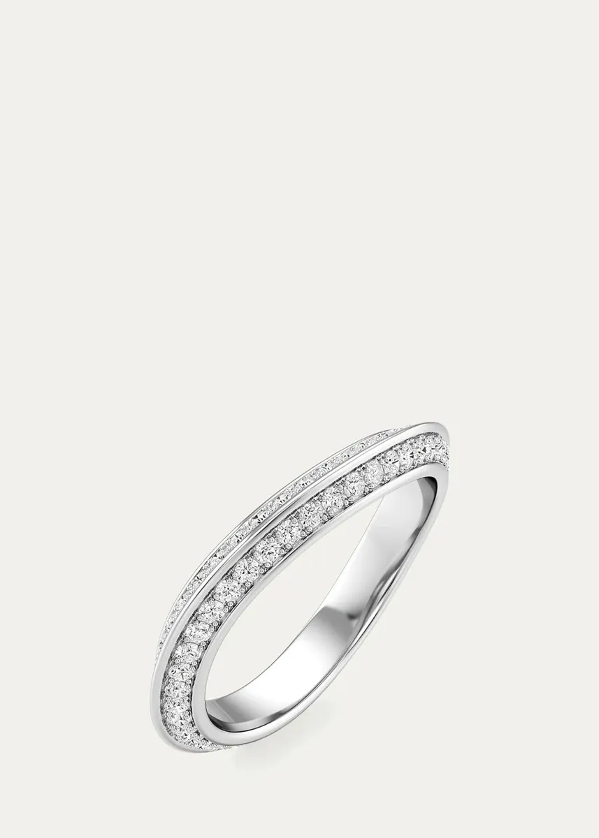 Bhansali 18K White Gold Diamond Band Ring | Thumbnail 3